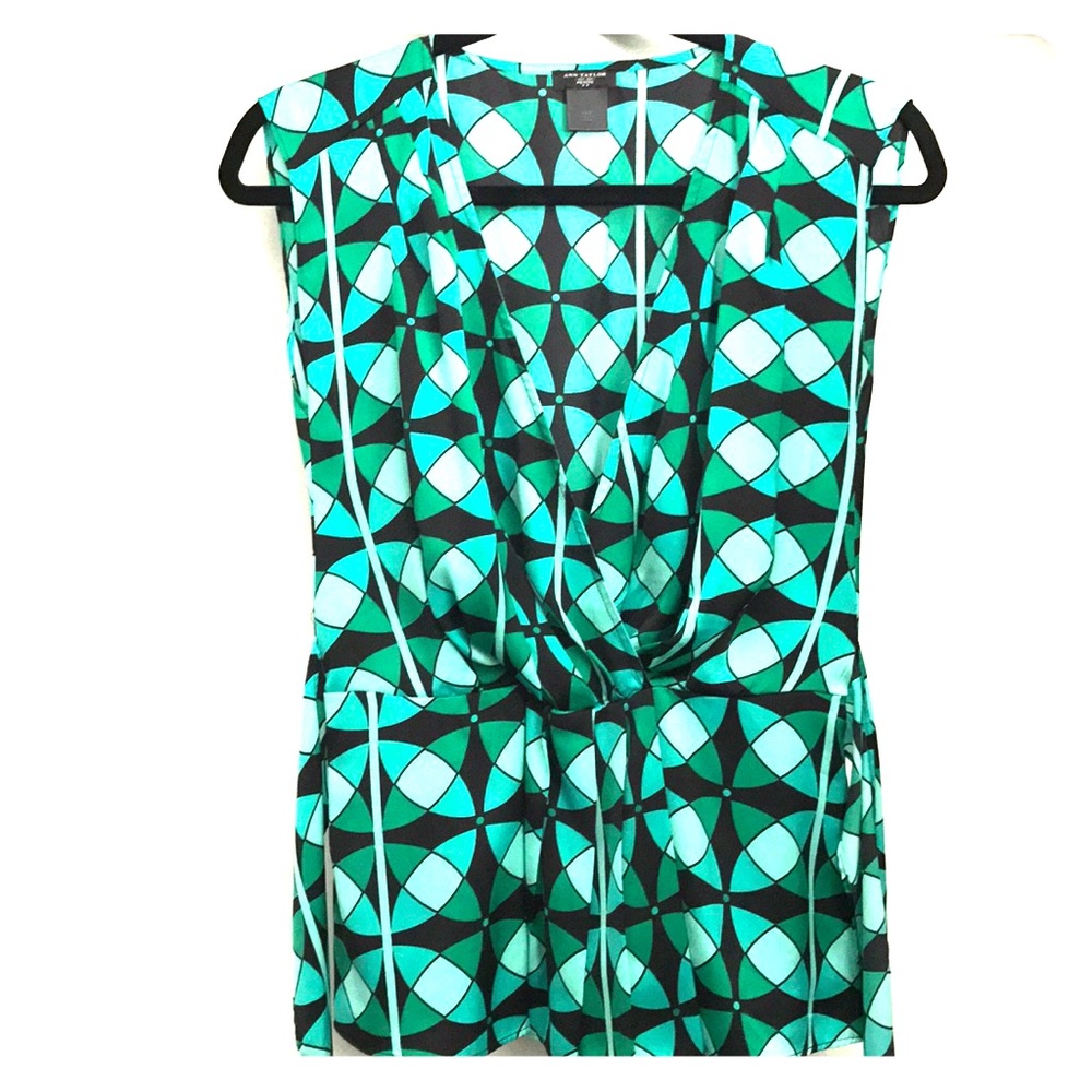 Printed Ann Taylor Top